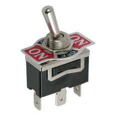 Comutator cu brat 1 circuit 10A 250V ON-OFF-ON cu retinere Comutator cu brat 1 circuit 10A 250V ON-OFF-ON cu retinere
