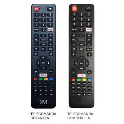 Telecomanda compatibil cu originalul pentru TV Kruger&Matz PIL0357 (338-3)