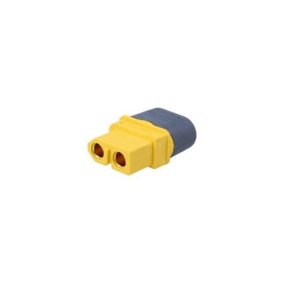 Mufa alimentare DC XT60 mama 2 pini pe cablu cu lipire 30A 500V AMASS XT60H-F