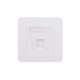 Capac priza RJ45 fara Keystone 1-port alb Well Capac priza RJ45 fara Keystone 1-port alb Well