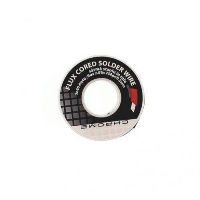 Fludor 250gr 0.5mm Chrome Sn60-Pb40 flux 2.0% cositor Fludor 250gr 0.5mm Chrome Sn60-Pb40 flux 2.0% cositor