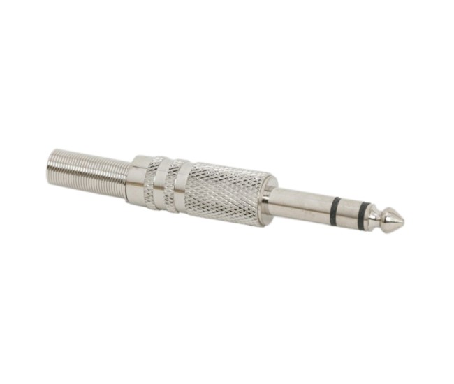 Mufa audio JACK stereo 6.3 mm tata