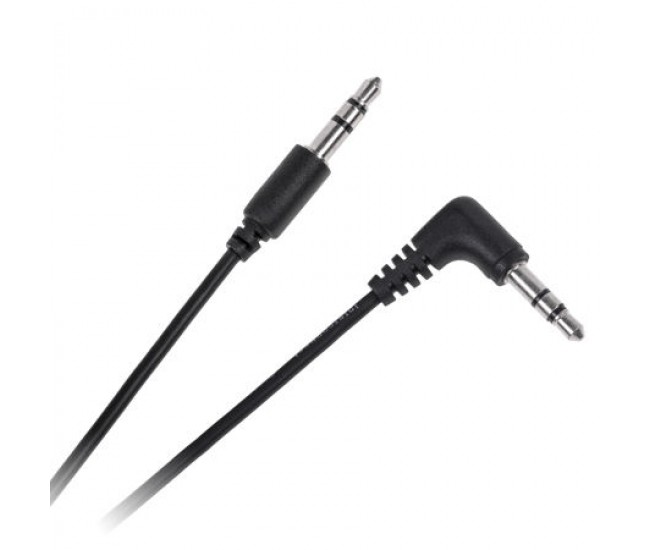 Cablu Jack 3.5 mm la 3.5 mm 90 grade 50cm Cabletech Cablu Jack 3.5 mm la 3.5 mm 90 grade 50cm Cabletech