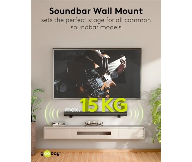 Suport de perete Universal pentru Soundbar 70827 Goobay