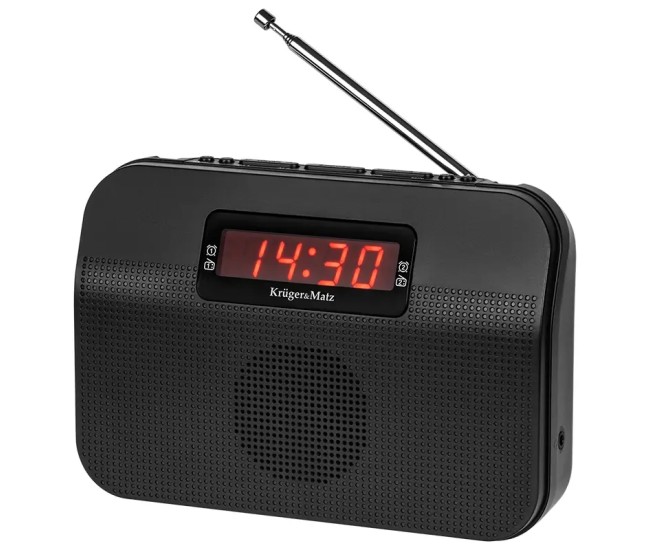 Radio portabil FM /AM Ceas Alarma Kruger&Matz KM0825