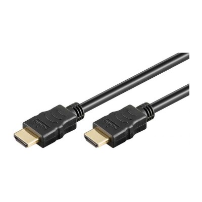 Cablu v2.0 HDMI - HDMI 10m HIGH SPEED 4K Ultra HD 60Hz ARC cu Ethernet 10.2Gbit/s negru 61163 Goobay