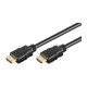 Cablu v2.0 HDMI - HDMI 10m HIGH SPEED 4K Ultra HD 60Hz ARC cu Ethernet 10.2Gbit/s negru 61163 Goobay Cablu v2.0 HDMI - HDMI 10m HIGH SPEED 4K Ultra HD 60Hz ARC cu Ethernet 10.2Gbit/s negru 61163 Goobay