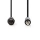 Cablu audio DIN 5pini tata - Jack 3.5 mm STEREO tata 2m Nedis CAGL20100BK20 Cablu audio DIN 5pini tata - Jack 3.5 mm STEREO tata 2m Nedis CAGL20100BK20