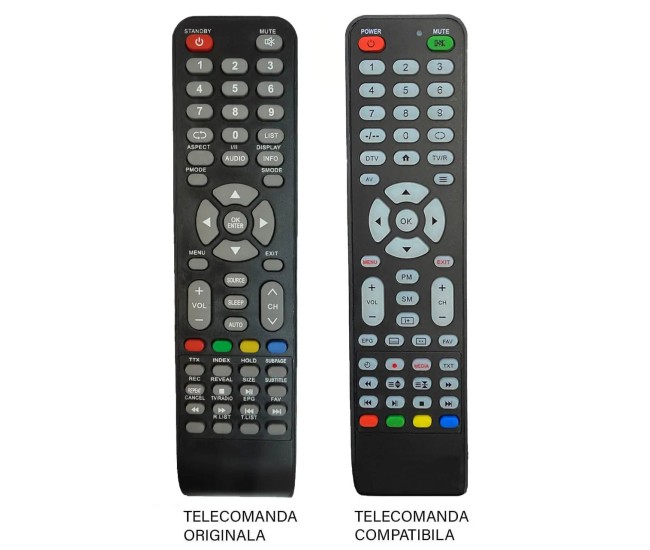 Telecomanda TV Orion 1150 IR1150 compatibila (392-1) Telecomanda TV Orion 1150 IR1150 compatibila (392-1)