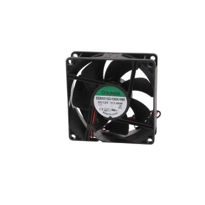 Ventilator DC axial 12VDC 80x80x25 mm 55.77m 3/h 28dBA 2600rot/min 24AWG SUNON EE80251S3-1000U-999 Ventilator DC axial 12VDC 80x80x25 mm 55.77m 3/h 28dBA 2600rot/min 24AWG SUNON EE80251S3-1000U-999