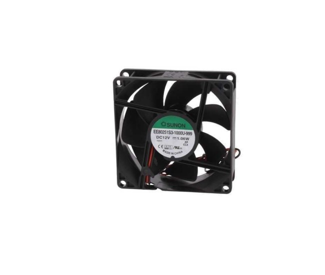 Ventilator DC axial 12VDC 80x80x25 mm 55.77m 3/h 28dBA 2600rot/min 24AWG SUNON EE80251S3-1000U-999 Ventilator DC axial 12VDC 80x80x25 mm 55.77m 3/h 28dBA 2600rot/min 24AWG SUNON EE80251S3-1000U-999