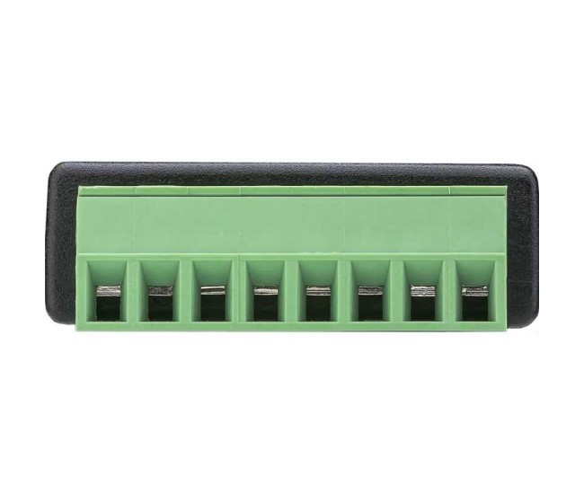 Adaptor bloc terminal cu 8 pini tip regleta surub la RJ45 tata 8P8C Goobay 76736 Adaptor bloc terminal cu 8 pini tip regleta surub la RJ45 tata 8P8C Goobay 76736