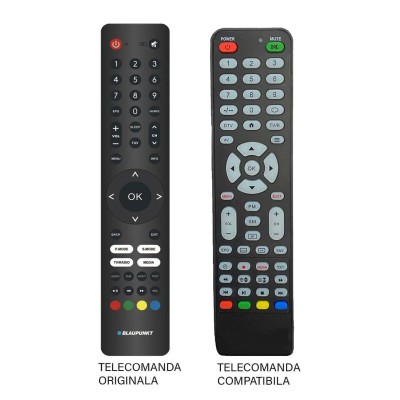 Telecomanda compatibila cu originalul pentru TV Blaupunkt 32HAE4000 (587)