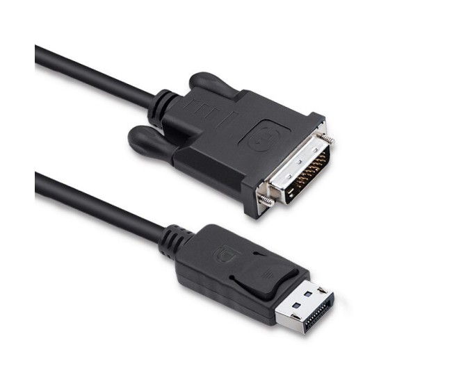 Cablu DisplayPort la DVI-D (24+1) 1.8m negru 50364 QOLTEC