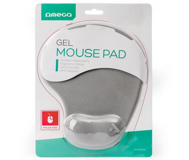 Mouse pad ergonomic cu gel OMEGA OMPG90GR Mouse pad ergonomic cu gel OMEGA OMPG90GR