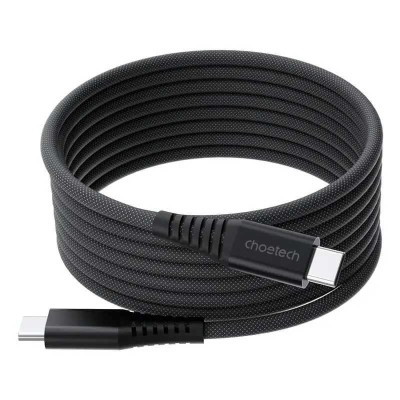 Cablu magnetic date / incarcare USB-C - USB-C Choetech XCC-1051-BK 1.8m PD3.1 240W negru