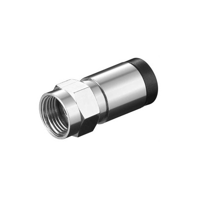 Mufa conector F tata cu compresie pentru cabluri cu diametrul exterior de 7mm Well