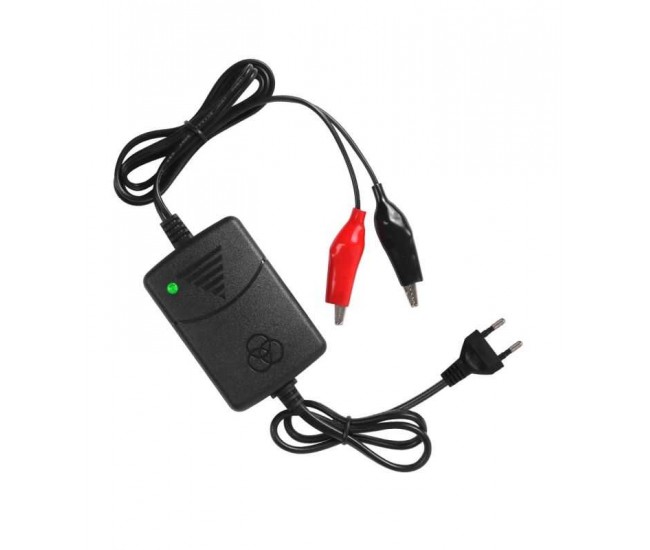 Incarcator acumulatori pentru VRLAB 12V 1A plumb-acid/gel alimentare 230V cu 2x crocodil Incarcator acumulatori pentru VRLAB 12V 1A plumb-acid/gel alimentare 230V cu 2x crocodil
