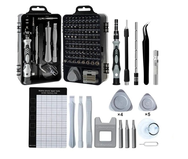 Trusa reparatii smartphone Spacer SPRT-PHONE-122 122piese /capete surubelnita /surubelnita /penseta /clipsuri deschidere telefon