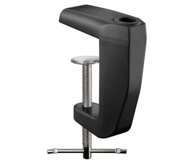 Suport prindere birou negru rezerva pentru lampa de lucru pentru cod 65575 /64986 /64988 /64990 Goobay 64987 Suport prindere birou negru rezerva pentru lampa de lucru pentru cod 65575 /64986 /64988 /64990 Goobay 64987