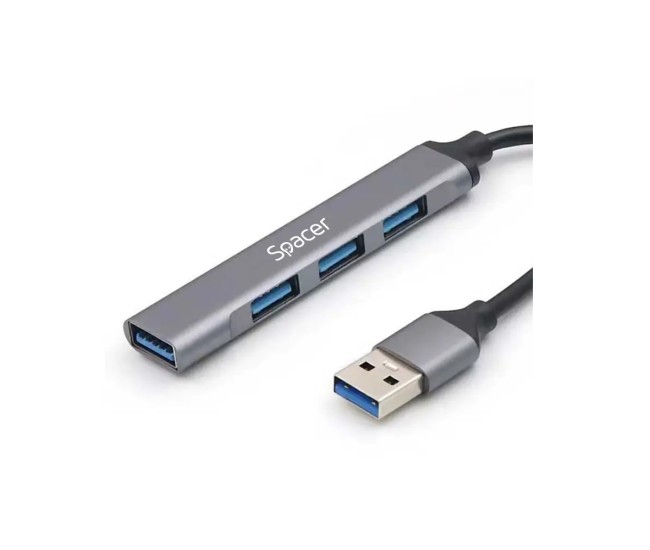 HUB extern SPACER SPHB-USB-4U-01 porturi USB USB3.0 x1 USB2.0 x3 HUB extern SPACER SPHB-USB-4U-01 porturi USB USB3.0 x1 USB2.0 x3