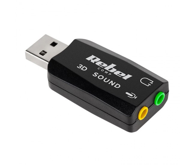 Placa de sunet Usb 5.1 Rebel Placa de sunet Usb 5.1 Rebel