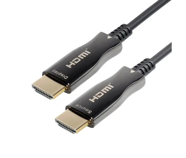 Cablu HDMI v2.0 Active Optical AOC 30m 4K 60Hz ARC Ethernet cu fibra optica 4.5mm Cablu HDMI v2.0 Active Optical AOC 30m 4K 60Hz ARC Ethernet cu fibra optica 4.5mm