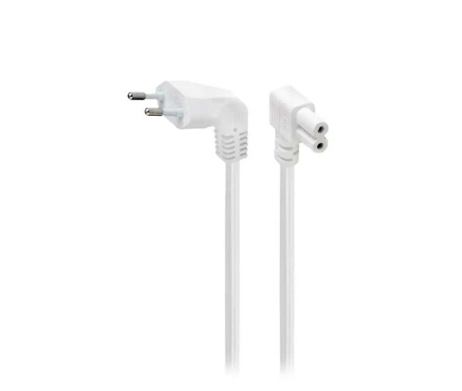 Cablu de alimentare Euro la 90 grade 2.5m alb GEMBIRD PC-184L-VDE-2.5M-W Cablu de alimentare Euro la 90 grade 2.5m alb GEMBIRD PC-184L-VDE-2.5M-W