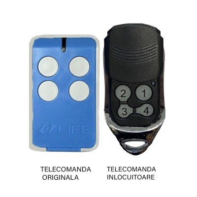 Telecomanda poarta garaj Life MAXI4-BLUE cu 4 taste (833)