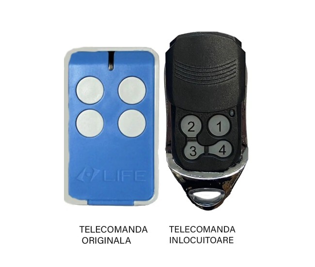 Telecomanda poarta garaj Life MAXI4-BLUE cu 4 taste (833)