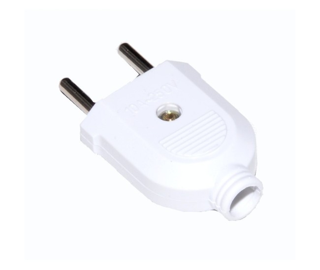 Stecher plat euro 10A 250VAC alb P7062 LAVA Sokets 612508133991 Stecher plat euro 10A 250VAC alb P7062 LAVA Sokets 612508133991