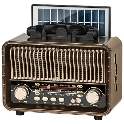 Radio portabil analog SOLAR AM /FM /SW 5W 166x87.5x130mm Kruger&atz KM0832 Radio portabil analog SOLAR AM /FM /SW 5W 166x87.5x130mm Kruger&atz KM0832