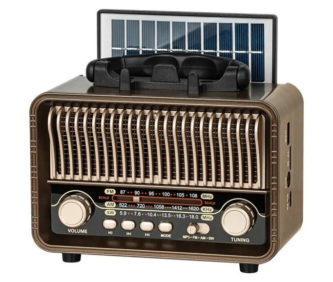 Radio portabil analog SOLAR AM /FM /SW 5W 166x87.5x130mm Kruger&atz KM0832 Radio portabil analog SOLAR AM /FM /SW 5W 166x87.5x130mm Kruger&atz KM0832
