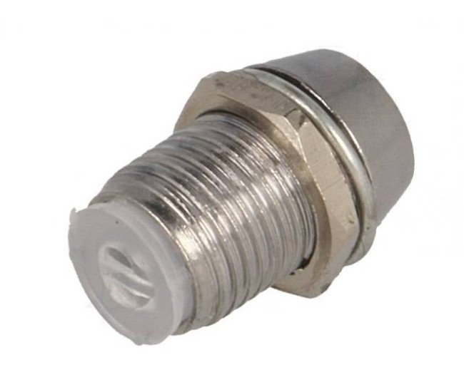 Montura pentru LED 5mm crom alama incastrat L2 10mm Montura pentru LED 5mm crom alama incastrat L2 10mm