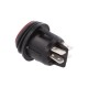 Intrerupator ROCKER DPST Poz 2 OFF-ON cu retinere 20A/12VDC LED rosu IP65 SCI R13-244B8-02-BBR Intrerupator ROCKER DPST Poz 2 OFF-ON cu retinere 20A/12VDC LED rosu IP65 SCI R13-244B8-02-BBR