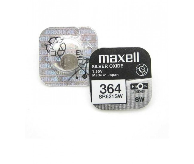 Baterie ceas AG1 Maxell SR621SW V364 1.55V oxid de argint