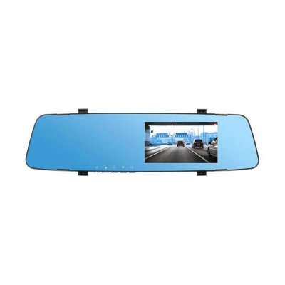 DVR auto cu camera fata 1080p /spate VGA in oglinda L100 Peiying Basic PY-DVR030