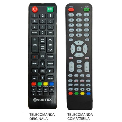 Telecomanda compatibila cu originalul pentru TV Vortex V24MFZHN (651)
