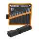 Set chei 8 piese combinate cu husa depozitare din poliester HANDY Set chei 8 piese combinate cu husa depozitare din poliester HANDY