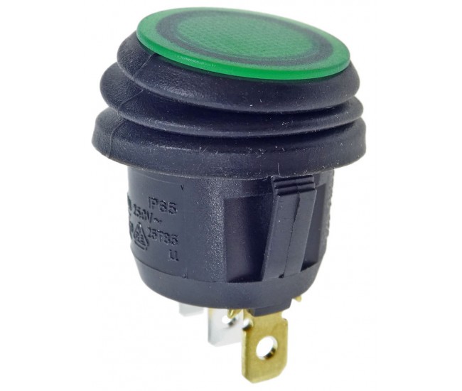 Intrerupator ROCKER SPST 2 pozitii OFF-ON cu retinere 10A/250VAC verde IP65 lampa cu neon ermetic SCI R13-112B8W-02-BGNN-0A-N2 Intrerupator ROCKER SPST 2 pozitii OFF-ON cu retinere 10A/250VAC verde IP65 lampa cu neon ermetic SCI R13-112B8W-02-BGNN-0A-N2