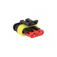 Conector cablu Superseal 1.5 mama mufa 3 pini IP67 TE Connectivity 282087-1