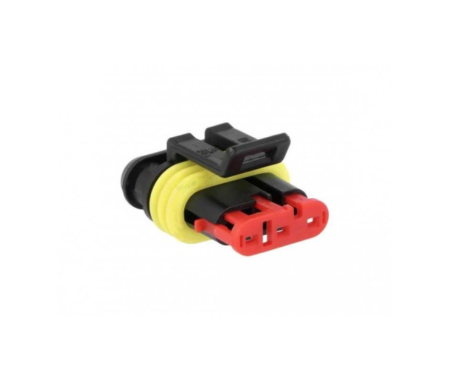 Conector cablu Superseal 1.5 mama mufa 3 pini IP67 TE Connectivity 282087-1 Conector cablu Superseal 1.5 mama mufa 3 pini IP67 TE Connectivity 282087-1