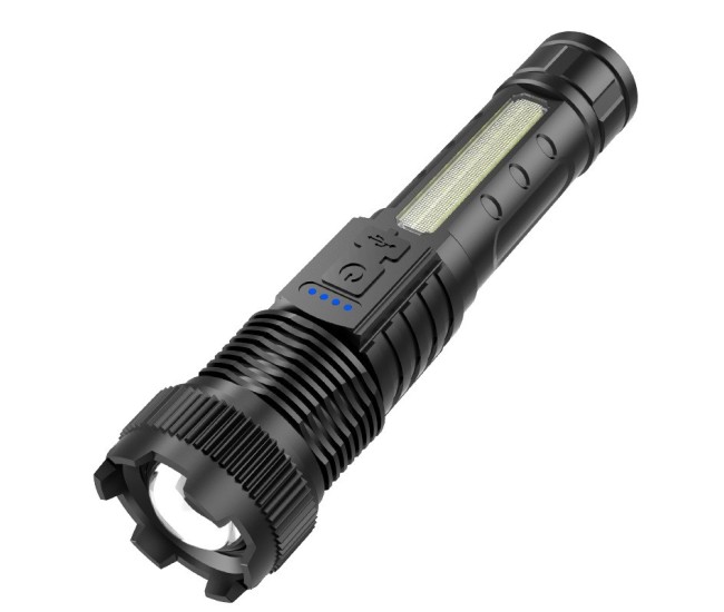 Lanterna LED Flippy P50 mare, Incarcare USB, 10W, 2 Surse de Lumina, 16 x 3.8 cm, Negru Lanterna LED Flippy P50 mare, Incarcare USB, 10W, 2 Surse de Lumina, 16 x 3.8 cm, Negru