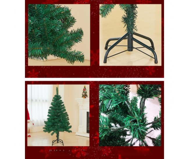 Brad de Craciun artificial cu suport inclus Flippy, 120 cm, 240 ramuri/varfuri, material plastic, suport clasic, fara iluminare, utilizat pentru interior/exterior, verde Brad de Craciun artificial cu suport inclus Flippy, 120 cm, 240 ramuri/varfuri, material plastic, suport clasic, fara iluminare, utilizat pentru interior/exterior, verde