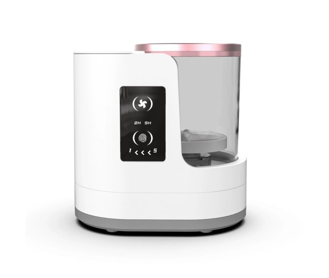 Dispozitiv Portabil de Curatare a Pensulelor de Machiaj, Flippy, cu Functie de Uscare, 5V, 850RPM, Cablu 1.2 m, 17.3 x 12.1 x 17.5 cm, Alb Dispozitiv Portabil de Curatare a Pensulelor de Machiaj, Flippy, cu Functie de Uscare, 5V, 850RPM, Cablu 1.2 m, 17.3 x 12.1 x 17.5 cm, Alb