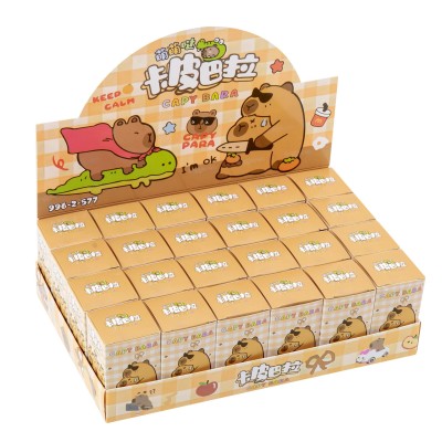 Set 24 Brelocuri Capybara, Flippy, mixate, in cutie BlindBox si Display de prezentare, Pandantive Aprox 5-7 cm Set 24 Brelocuri Capybara, Flippy, mixate, in cutie BlindBox si Display de prezentare, Pandantive Aprox 5-7 cm