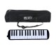 Muzicuta Melodica 32 Clape, Flippy, din ABS, pentru Incepatori, 45 x 13 x 7 cm, Include Husa si Suflator, Negru Muzicuta Melodica 32 Clape, Flippy, din ABS, pentru Incepatori, 45 x 13 x 7 cm, Include Husa si Suflator, Negru