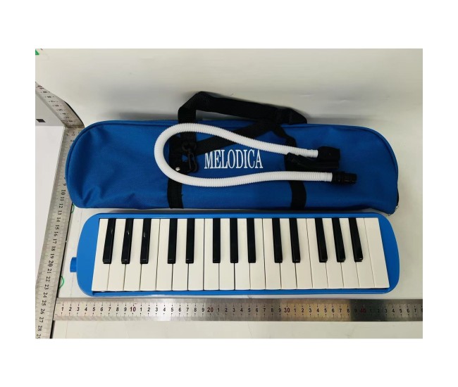 Muzicuta Melodica 32 Clape, Flippy, din ABS, pentru Incepatori, 45 x 13 x 7 cm, Include Husa si Suflator, Albastru Muzicuta Melodica 32 Clape, Flippy, din ABS, pentru Incepatori, 45 x 13 x 7 cm, Include Husa si Suflator, Albastru