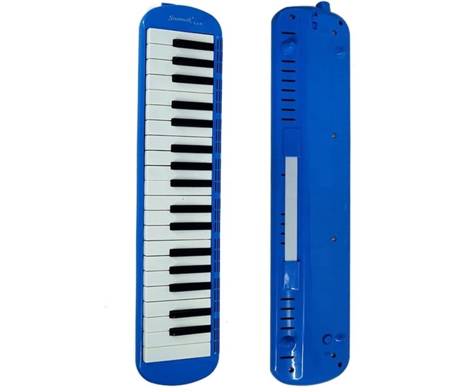 Muzicuta Melodica 32 Clape, Flippy, din ABS, pentru Incepatori, 45 x 13 x 7 cm, Include Husa si Suflator, Albastru Muzicuta Melodica 32 Clape, Flippy, din ABS, pentru Incepatori, 45 x 13 x 7 cm, Include Husa si Suflator, Albastru