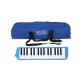 Muzicuta Melodica 32 Clape, Flippy, din ABS, pentru Incepatori, 45 x 13 x 7 cm, Include Husa si Suflator, Albastru Muzicuta Melodica 32 Clape, Flippy, din ABS, pentru Incepatori, 45 x 13 x 7 cm, Include Husa si Suflator, Albastru